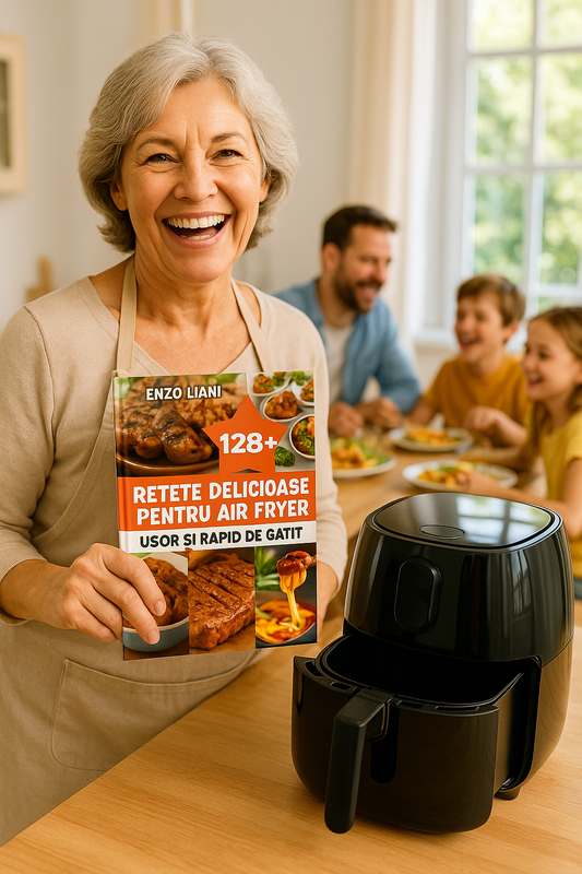 128+ Rețete Delicioase pentru Air Fryer – Ușor și Rapid de Gătit! de Enzo Liani