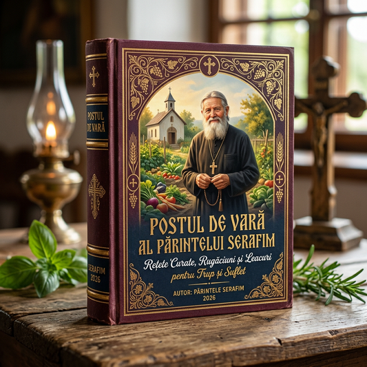 Postul de Vară al Părintelui Serafim Rețete Curate, Rugăciuni și Leacuri pentru Trup și Suflet