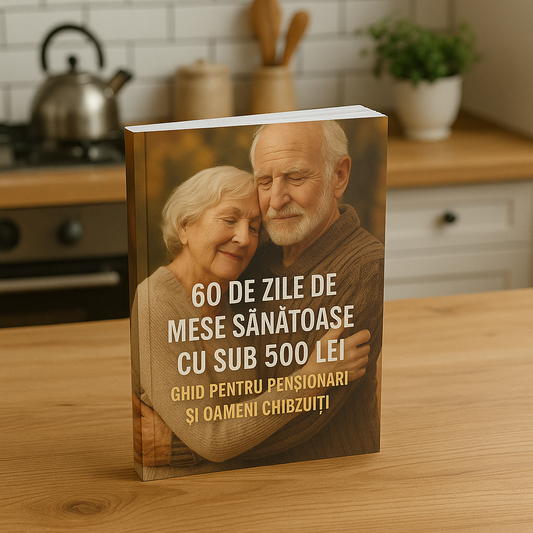 60 de Zile de Mese Sănătoase cu Sub 500 lei – Ghid pentru Pensionari și Oameni Chibzuiți